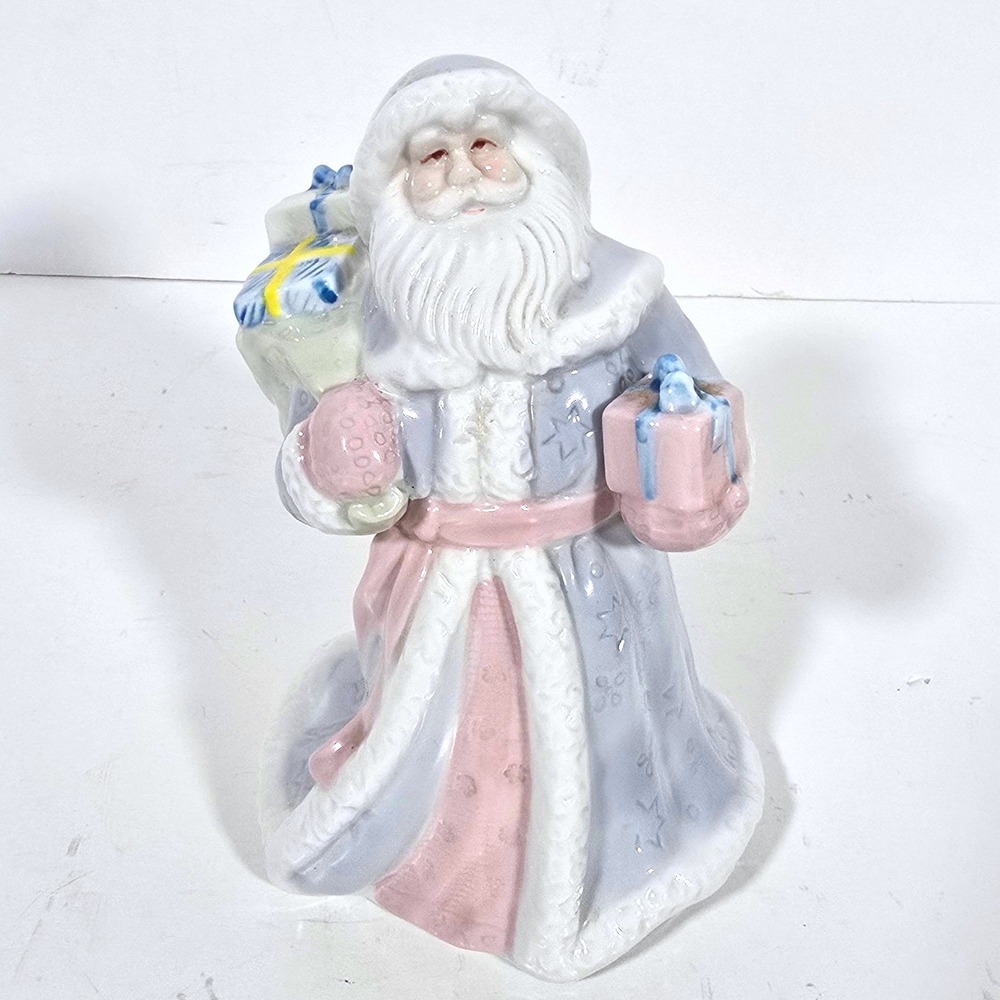 Dan Dee Santa Claus Ceramic Figurine Christmas Decor‎ Pastel Victorian Kmart